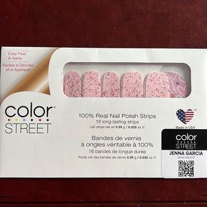New and sealed Color Street 100% Real Nail Polish Strips - Pink Warrior